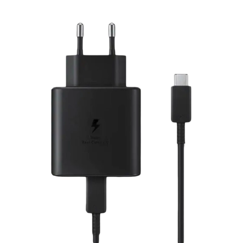 Samsung EP-T4510 45W wall charger-1 شارژر دیواری 45 وات سامسونگ مدل EP-T4510 به همراه کابل تبدیل USB-C - تصویر 1