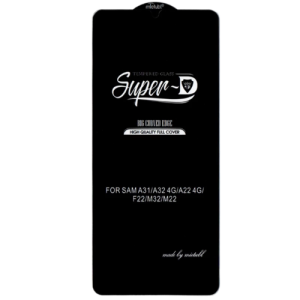 محافظ صفحه نمایش شیشه ای مدل SuperD مناسب برای گوشی موبایل سامسونگ A31 / A32 4G / A22 4G / F22 / M32 / M22
