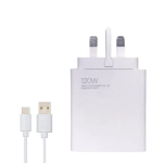 شارژر دیواری 120 وات شیائومی مدل MDY-13-EF به همراه کابل تبدیل USB-C